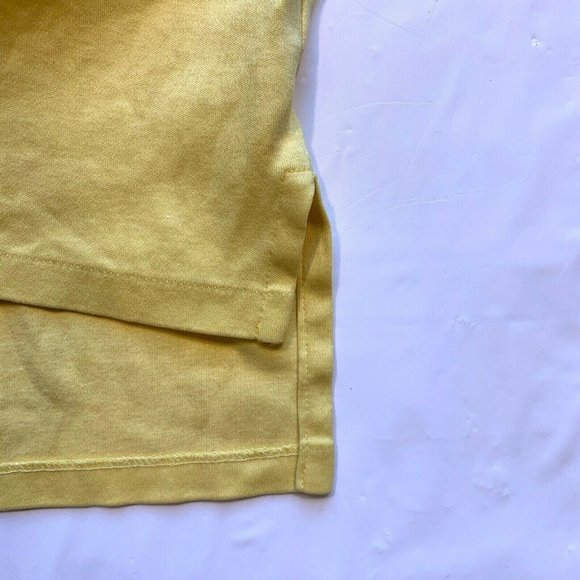 Polo Ralph Lauren Polo Shirt Mens XL Classic USA Short Sleeve Pony Cotton Yellow - Picture 7 of 10